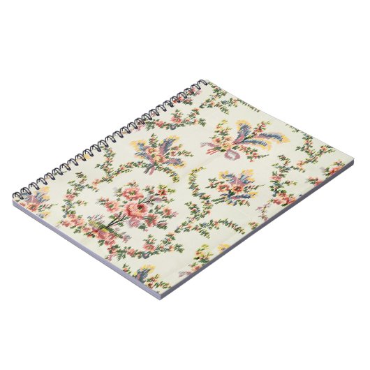 Stoff gesponnen für Königin Marie Antoinette beim Notizblock (Linke Seite)