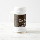 Stoff, Ihr Text hier Bierglas (Vorderseite Links)