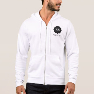 Stoff Jacke Fun in Life Hoodie