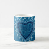 Stoff-Jeans-Texturtuch Kaffeetasse (Mittel)