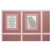 Stoff Marsala Farbe Bilderrahmen 3 Größen (Fat Quarter (45,7 x 55,9 cm))