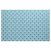 Stoff mit blauem Ikat-Muster (Yard (91,4 cm))