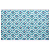 Stoff mit blauem Ikat-Muster (Fat Quarter (45,7 x 55,9 cm))