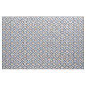 Stoff mit blauem Ikat-Muster (Yard (91,4 cm))