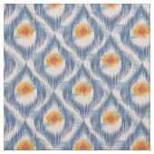 Stoff mit blauem Ikat-Muster (Muster)