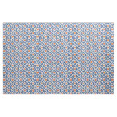 Stoff mit blauem Ikat-Muster (Yard (91,4 cm))
