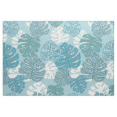 Stoff mit blauen Blätter (Fat Quarter (45,7 x 55,9 cm))
