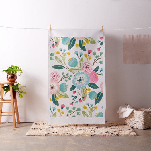 Stoff mit Blumenmuster - Anpassbar (Beispiel)
