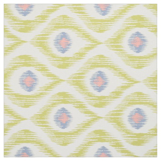 Stoff mit grünem Ikat-Muster (Muster)