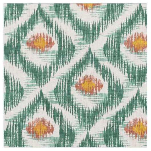 Stoff mit Ikat-Muster (Nahaufnahme)