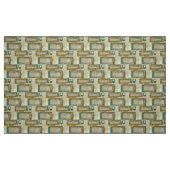 Stoff mit modernem Muster aus der Mitte des 20. Ja (Fat Quarter (45,7 x 55,9 cm))