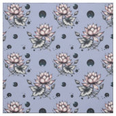 Stoff mit unten gewebten Lotusblumen (Muster)