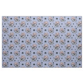 Stoff mit unten gewebten Lotusblumen (Fat Quarter (45,7 x 55,9 cm))