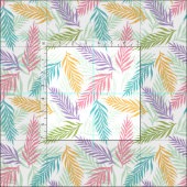 Stoff mit vintage Blumenmuster (Kachel)