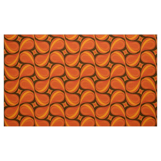 Stoff mit vintage- und retroartigem Muster (Fat Quarter (45,7 x 55,9 cm))