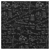 Stoff - Schwarz-Weiß-Math-Formel (Nahaufnahme)
