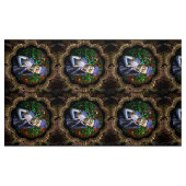 Stoff | Silberner Schlafender Buddha Collage (Fat Quarter (45,7 x 55,9 cm))