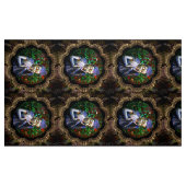 Stoff | Silver Sleeping Buddha Collage (Fat Quarter (45,7 x 55,9 cm))