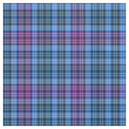 Stoff - Tartan Blue Pink Lila Green (Muster)