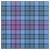 Stoff - Tartan Blue Pink Lila Green (Nahaufnahme)