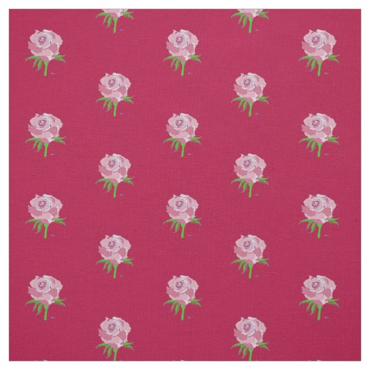 Stoff - Tinte Rose (Muster)