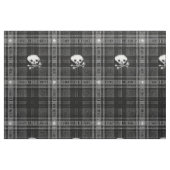 Stoff Trendskull Schwarz-weiß kariert cool (Fat Quarter (45,7 x 55,9 cm))