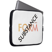 "Stoff über Form" Laptopschutzhülle (Vorne Rechts)