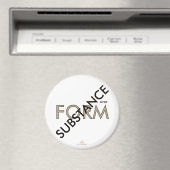 "Stoff über Form" Magnet (In Situ (Geschirrspüler))