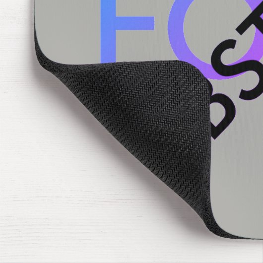 "Stoff über Form" Mousepad (Ecke)