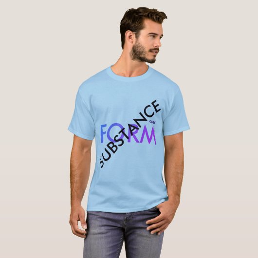 "Stoff über Form" T-Shirt (Vorne ganz)