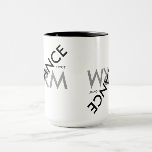 "Stoff über Form" Tasse (Zentrum)