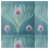 Stoff - Vintager Jugendstil (Nahaufnahme)