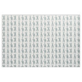 Stoff - Weißer Fluffiger Schwanz (Fat Quarter (45,7 x 55,9 cm))