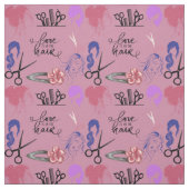 Stoff zum Thema Friseur | Stile | Schere (Muster)