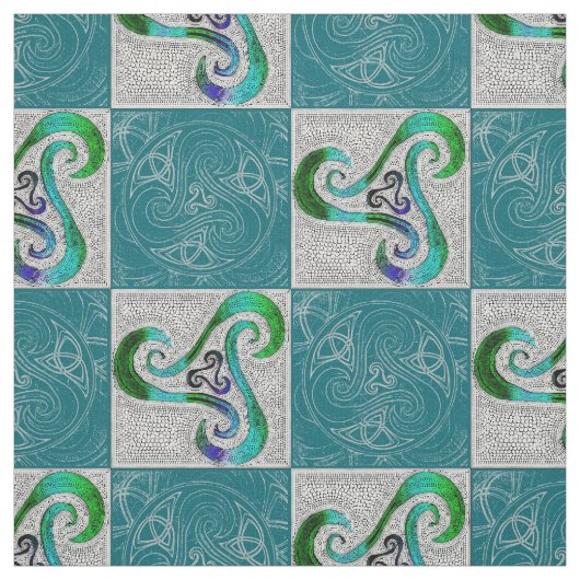 Stoffbahn celtic Triskele Stoff (Muster)