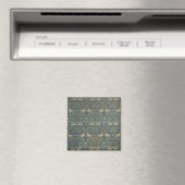Stoffdesign der Tauben und Rose, c.1879 Magnet (In Situ (Geschirrspüler))