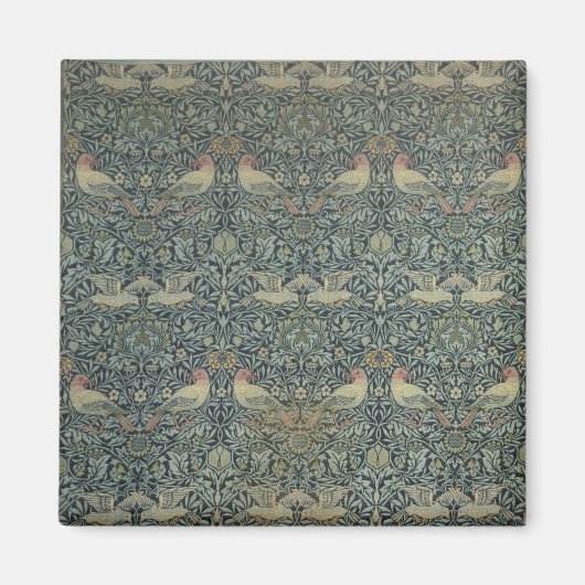 Stoffdesign der Tauben und Rose, c.1879 Magnet (Vorne)