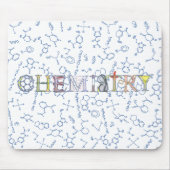 Stoffdiagrammmuster Typografie Mousepad (Vorne)