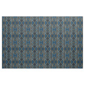 Stoffe - Art Deco Blau & Gold Spiegelstriche (Yard (91,4 cm))