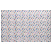 Stoffe aus blau-rosa Rosen (Yard (91,4 cm))