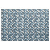 Stoffe aus blau und weiß Tulips (Yard (91,4 cm))
