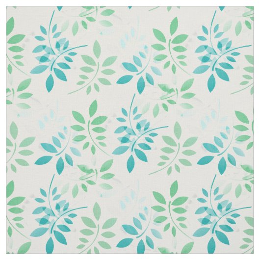 Stoffe aus blaugrünen Blätter (Muster)