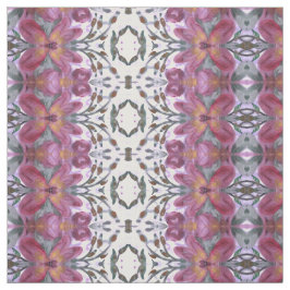 Stoffe aus Burgund und dunkelgrüner Blume