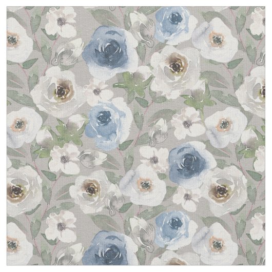 Stoffe aus den Rose Weiß und Blau (Nahaufnahme)