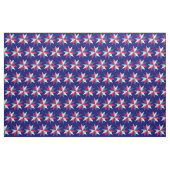 Stoffe aus den roten und blauen Sternen (Yard (91,4 cm))