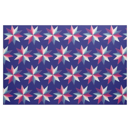 Stoffe aus den roten und blauen Sternen (Fat Quarter (45,7 x 55,9 cm))
