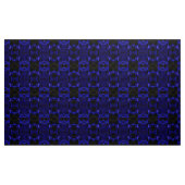 Stoffe aus schwarzem Mandalas und Blau (Yard (91,4 cm))