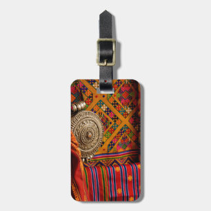 Stoffe, Bhutan Gepäckanhänger