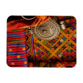 Stoffe, Bhutan Magnet (Horizontal)