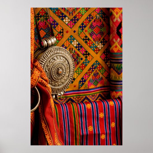 Stoffe, Bhutan Poster (Vorne)